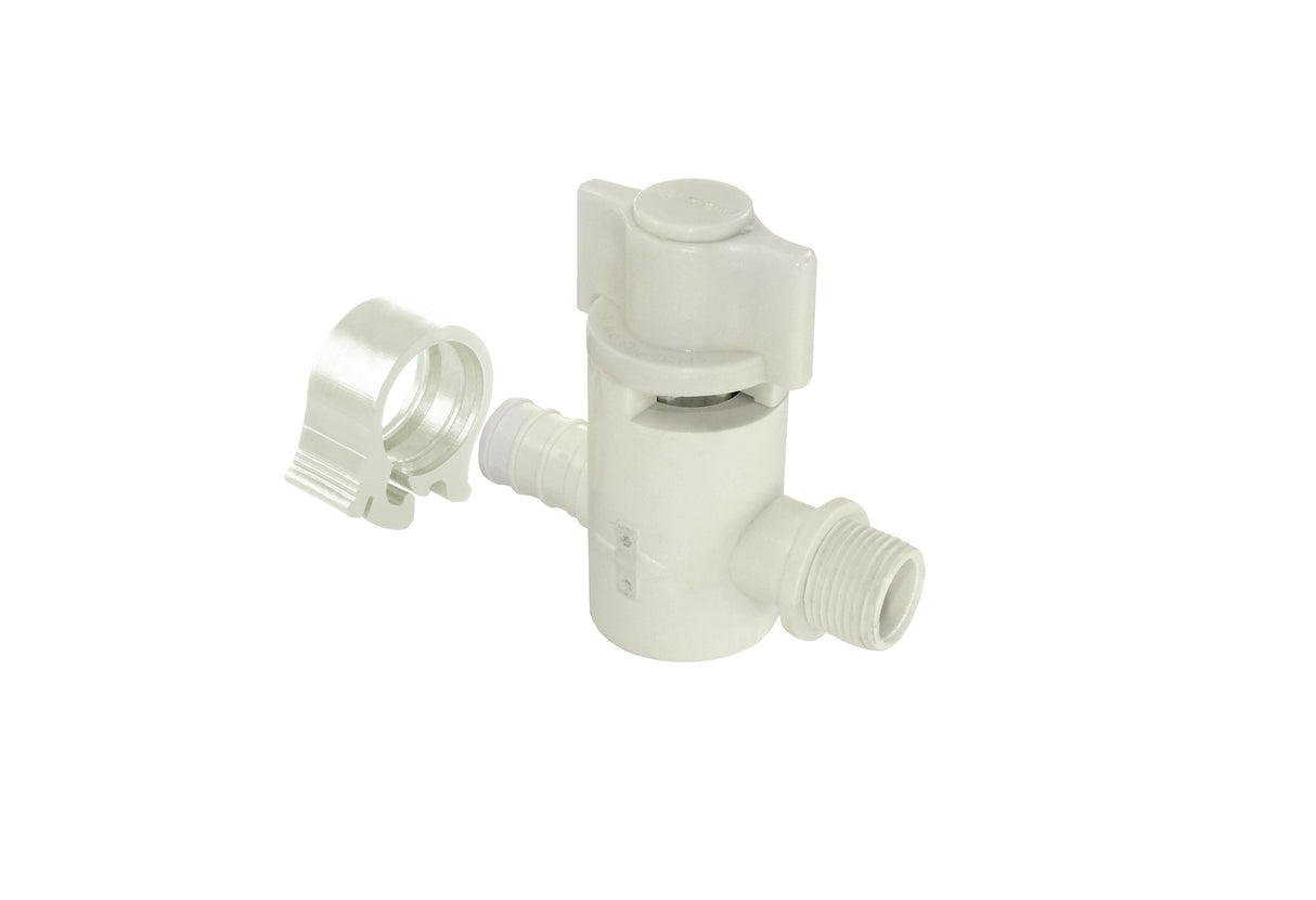PEXLOCK STRAIGHT STOP VALVE