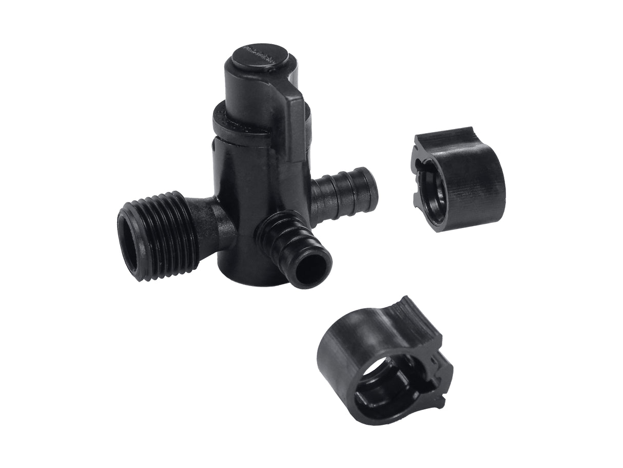PEXLOCK THREE WAY VALVE