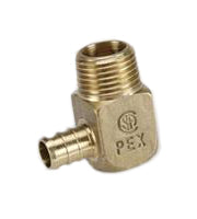 BRASS MALE ELBOW BARCODED