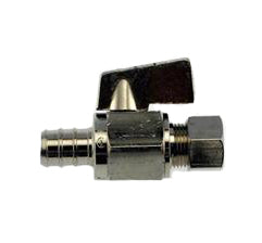 BRASS 1/4 TURN SUPPLY VALVE BARCODED