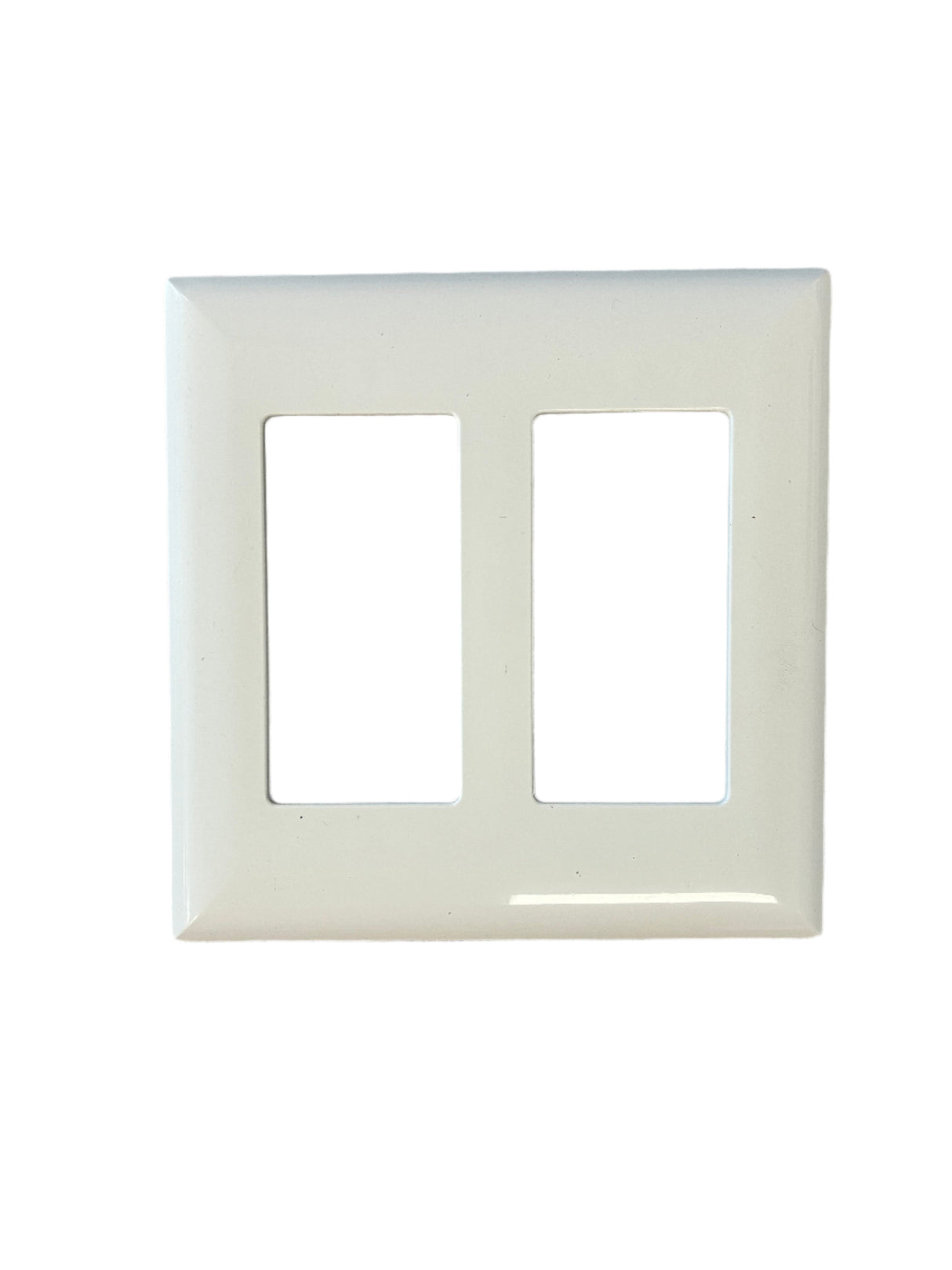 Pass & Seymour Self-Contained Device Two Gang Decorator Snap-On Wall Plate